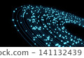 Abstract Particle Data Flow Along Curved Trajectory with Dynamic Digital Motion and Network Energy 141132439