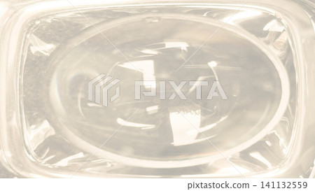 Transparent glossy screen mockup on isolated background, realistic glassy overlay for presentation, UI, and design preview. 141132559