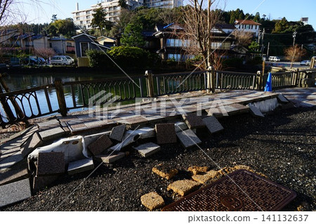 Wakura Onsen after the earthquake Wakura Onsen after the earthquake 141132637