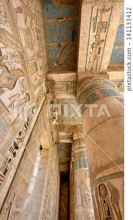 Medinet Habu, the mortuary temple of Ramesses III, located on the west bank of Luxor, Egypt. Medinet Habu, the mortuary temple of Ramesses III, located on the west bank of Luxor, Egypt. 141133412