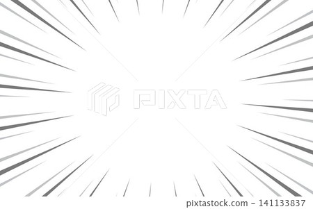 Comic manga transparent background with radial lines frame speed action effect Comic manga transparent background with radial lines frame speed action effect 141133837