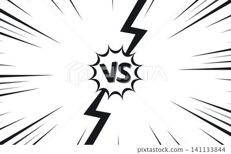 Comic book black and white radial lines background. Manga speed frame. Comic book black and white radial lines background. Manga speed frame. 141133844
