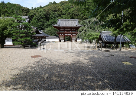 A view of the grounds of Kongoji Temple in Kawachinagano City, Osaka Prefecture. A view of the grounds of Kongoji Temple in Kawachinagano City, Osaka Prefecture. 141134029
