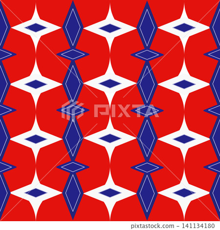 Retro 70s Geometric Diamond Seamless Pattern Background Retro 70s Geometric Diamond Seamless Pattern Background 141134180