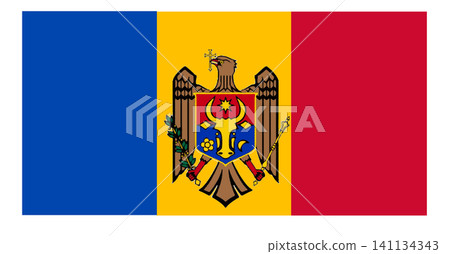 The flag of Moldova (reverse side) The flag of Moldova (reverse side) 141134343