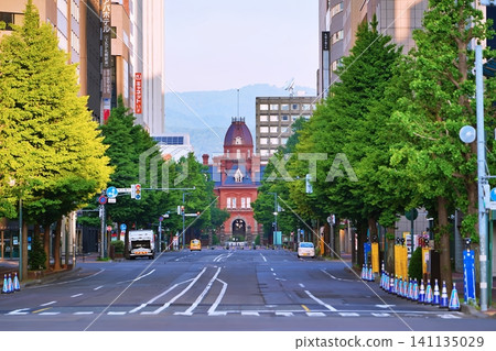 札幌北三條街一景。 札幌北三條街一景。 141135029