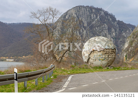 Abandoned Concrete Sphere Road 141135121