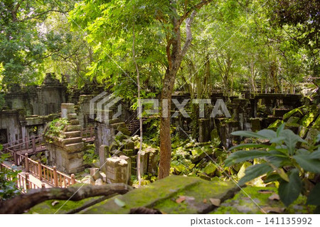 Historical remains of Beng Mealea Temple in Cambodia Historical remains of Beng Mealea Temple in Cambodia 141135992