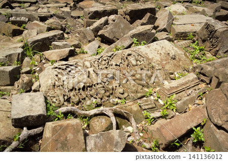 Fallen lintel stones at Beng Mealea temple | Cambodia Fallen lintel stones at Beng Mealea temple | Cambodia 141136012