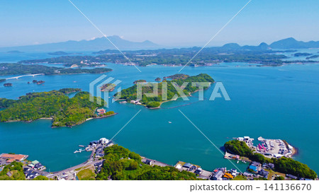Aerial photograph taken from above Takamaiyama Mountain Aerial photograph taken from above Takamaiyama Mountain 141136670
