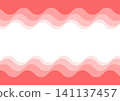 Wave frame 商業標題 紅色 141137457