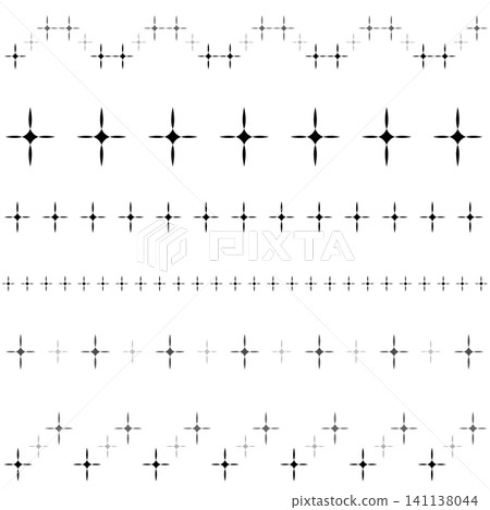 Simple, sparkly line set, monochrome Simple, sparkly line set, monochrome 141138044