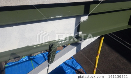 Exterior wall roof painting Exterior wall roof painting 141139321