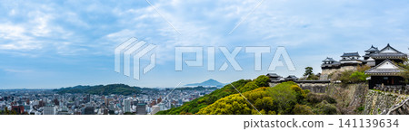 Matsuyama Castle Panorama [Matsuyama City, Ehime Prefecture] 141139634