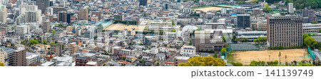 Panoramic view from Matsuyama Castle [Matsuyama City, Ehime Prefecture] 141139749