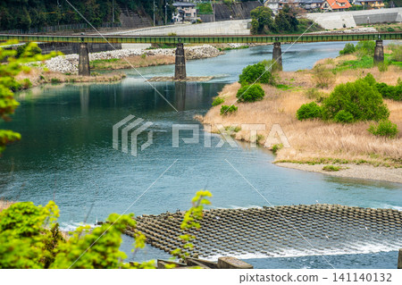 View from Ozu Castle [Ozu City, Ehime Prefecture] 141140132