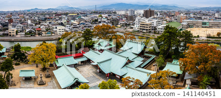 Panoramic view from Imabari Castle [Imabari City, Ehime Prefecture] 141140451