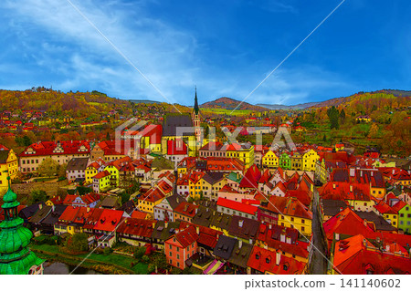 Colorful roof 141140602