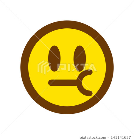 咀嚼臉圖示(彩色) 咀嚼臉圖示(彩色) 141141637