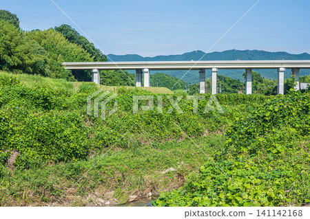 National Route 161 cuts through the rural area of Ogi, Otsu City, Shiga Prefecture. National Route 161 cuts through the rural area of Ogi, Otsu City, Shiga Prefecture. 141142168