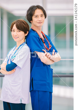 Medical staff working in the hospital Medical staff working in the hospital 141142179