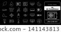 Air Conditioner Outline Icon Set, HVAC and Climate Control Line Icons Collection 141143813