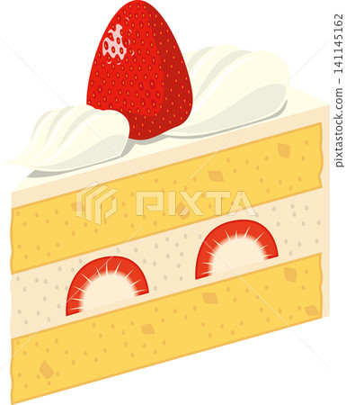 Cut strawberry shortcake Cut strawberry shortcake 141145162
