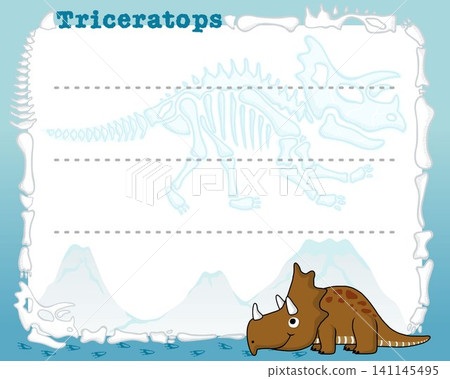frame border of dinosaur cartoon for kids party invitation card template frame border of dinosaur cartoon for kids party invitation card template 141145495