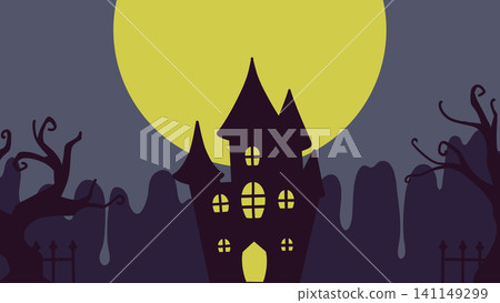A Halloween background with a calm color scheme. A Halloween background with a calm color scheme. 141149299