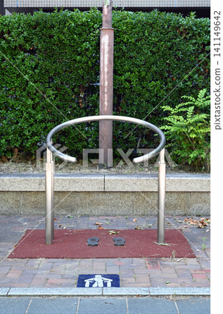 Park athletic equipment Park athletic equipment 141149642