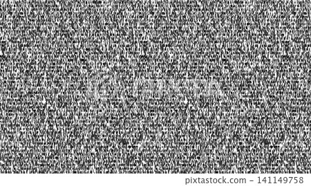 Monochromatic distorted noise texture, High contrast abstract digital pattern, Glitch effect vertical grain backdrop, Monochrome television signal distortion Monochromatic distorted noise texture, High contrast abstract digital pattern, Glitch effect vertical grain backdrop, Monochrome television signal distortion 141149758