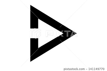 Graduated triple chevron arrow, Sequential pointer icon design, Dynamic black arrow vector symbol, Modern directional graphic element Graduated triple chevron arrow, Sequential pointer icon design, Dynamic black arrow vector symbol, Modern directional graphic element 141149770