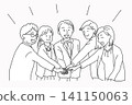 讓我們團結一心，圍成一個圈，共同努力！加油！ 141150063