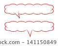 Cute, fluffy, horizontally oriented frame in red. 141150849