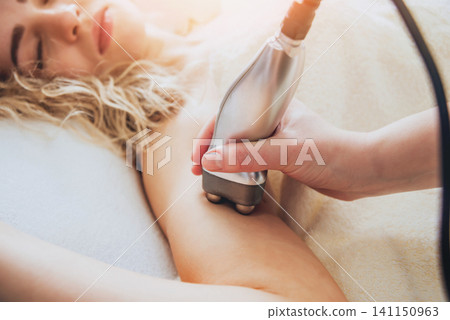 Young girl is relaxing in the spa. Young girl is relaxing in the spa. 141150963