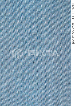 Close up of blue denim fabric texture with diagonal weave pattern Close up of blue denim fabric texture with diagonal weave pattern 141152690