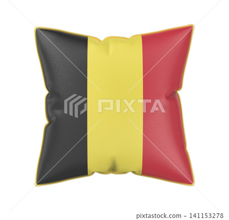 Pillow with the flag of Belgium 141153278