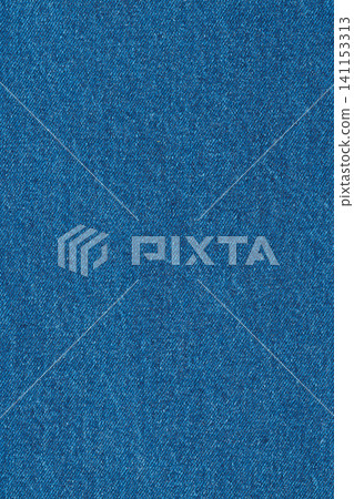 Blue denim fabric texture background. Classic cotton twill jeans material close up Blue denim fabric texture background. Classic cotton twill jeans material close up 141153313