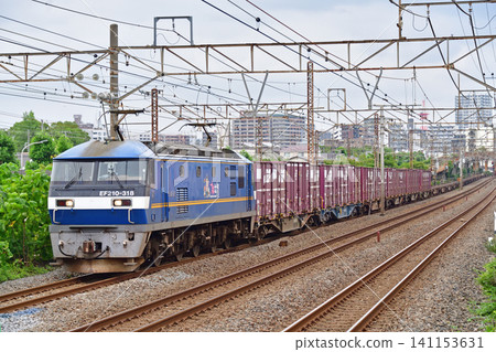 Tokaido Main Line, Sagami Freight Terminal, JR Freight, EF210-318 (Suita) Tokaido Main Line, Sagami Freight Terminal, JR Freight, EF210-318 (Suita) 141153631