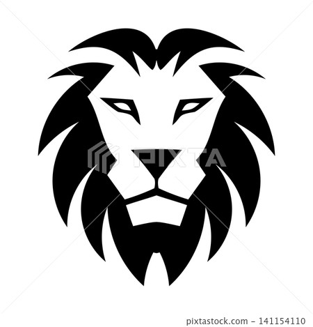 Royal Lion Head Logo Vector Royal Lion Head Logo Vector 141154110