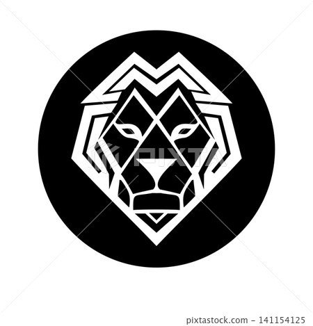 Majestic Lion Head Badge Logo Majestic Lion Head Badge Logo 141154125