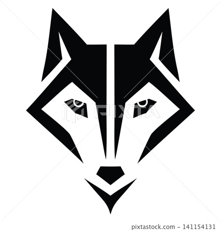 Sharp Polygon Wolf Logo Template Sharp Polygon Wolf Logo Template 141154131