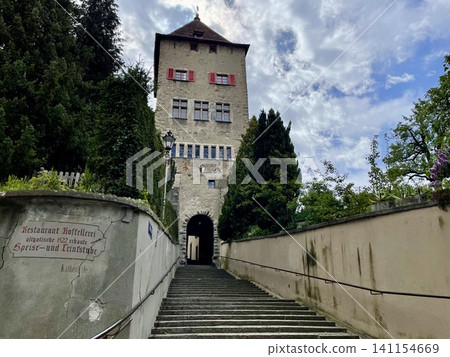 [Switzerland] The gate of the bishop's residence leading to Chur Cathedral 141154669