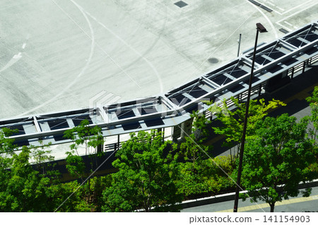 Perovskite solar cell installation, Osaka, Umeda 141154903