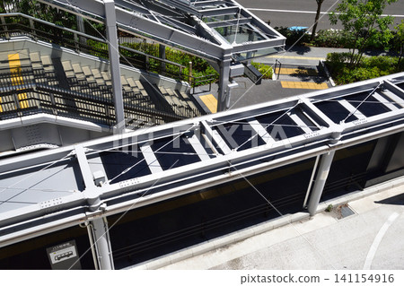 Perovskite solar cell installation, Osaka, Umeda 141154916