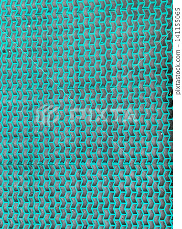 Turquoise plastic grass paver grid tiles background texture pattern outdoor Turquoise plastic grass paver grid tiles background texture pattern outdoor 141155065