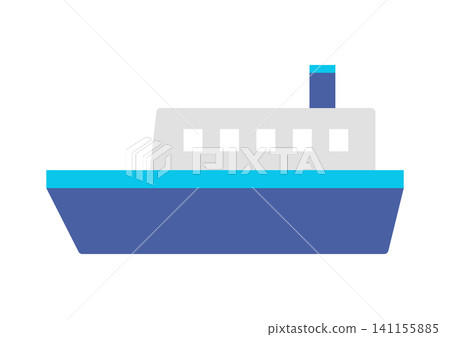 Simple ship icon material Simple ship icon material 141155885