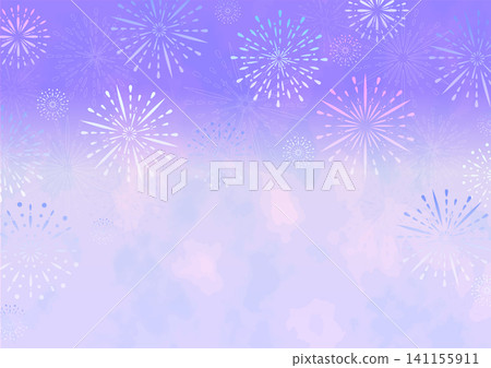 簡單可愛的煙火背景 141155911