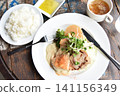 Delicious-looking pork steak 141156349