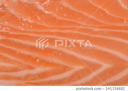 Fresh Raw Salmon Meat Texture Fresh Raw Salmon Meat Texture 141156882